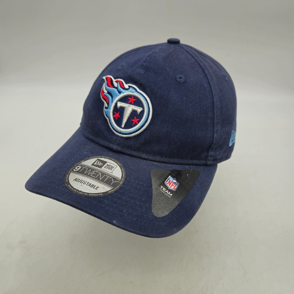 New Era 9Twenty Tennessee Titans Strapback Hat Baseball Cap Blue NFL Football